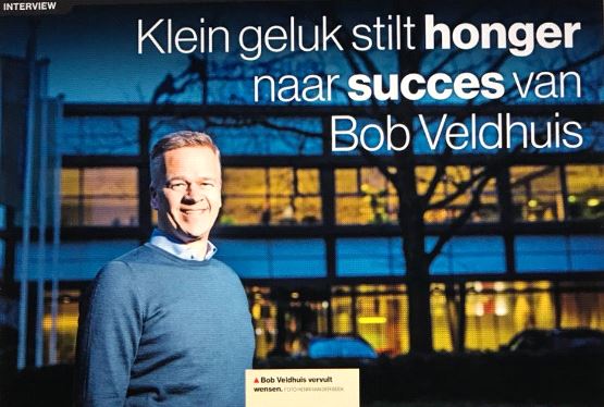 Klein geluk stilt honger naar succes van Bob Veldhuis